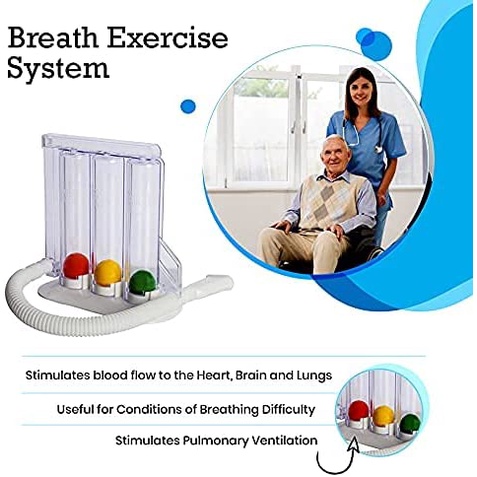 1 Set 3 Bola Latihan Pernapasan Untuk Mencegah Penyakit