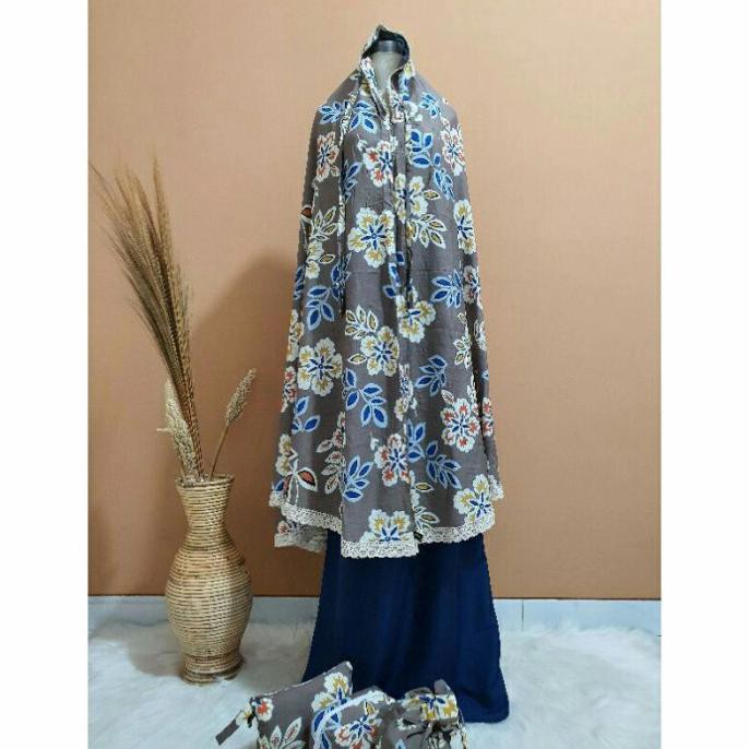 Ori&Terjamin Mukena Katun Silky Premium Jumbo Zara Silk Murah