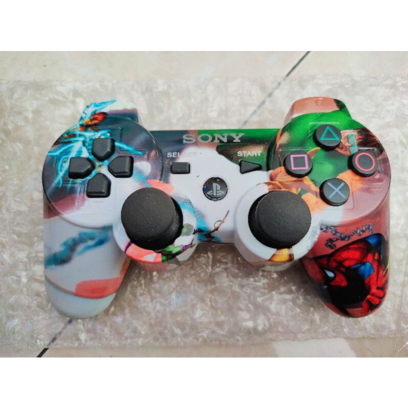 stik ps3 ori pabrik motif /stik OP ps3 corak/ps3 controller