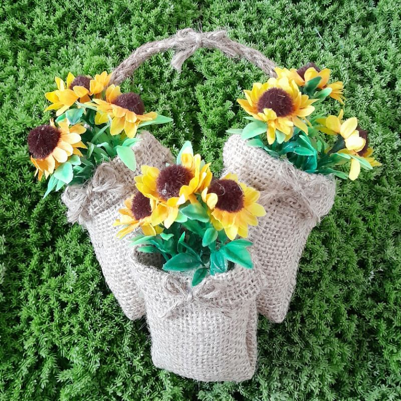 Bunga Matahari Hiasan Rumah Estetik Dekorasi Ruang Tamu Wall Decor