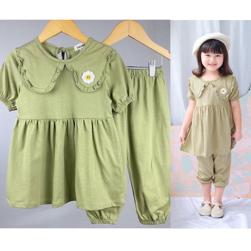 SET DAISY LUCUNA - SETELAN BAJU ANAK GADIS/ PEREMPUAN