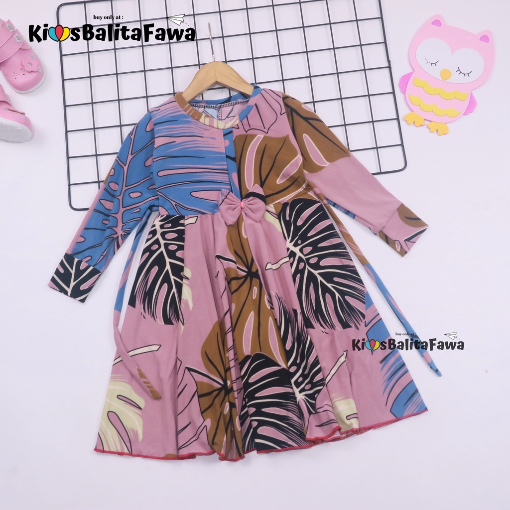 Gamis Pita Uk 1-7 Tahun / Gamis Anak Baju Dress Muslim Ngaji Murah Lengan Panjang Perempuan Girl