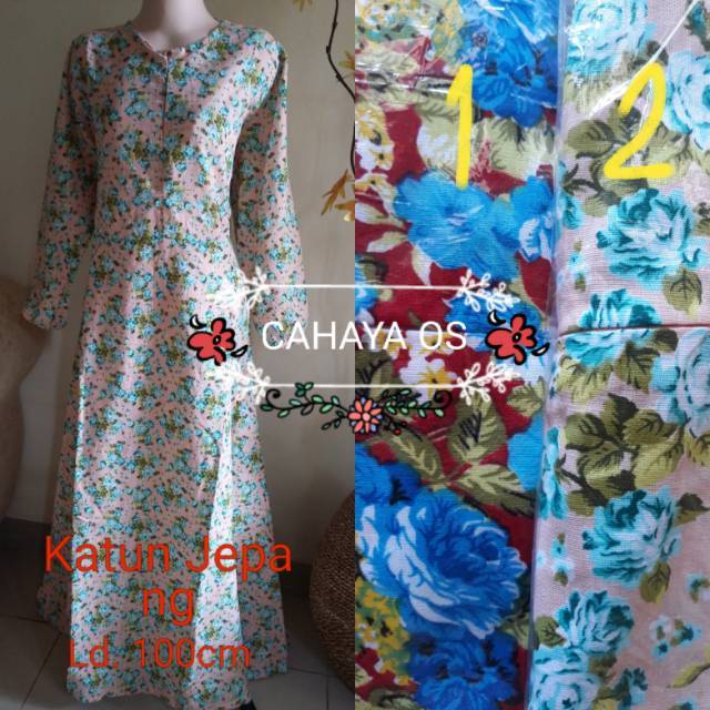 Baju Gamis Katun Jepang