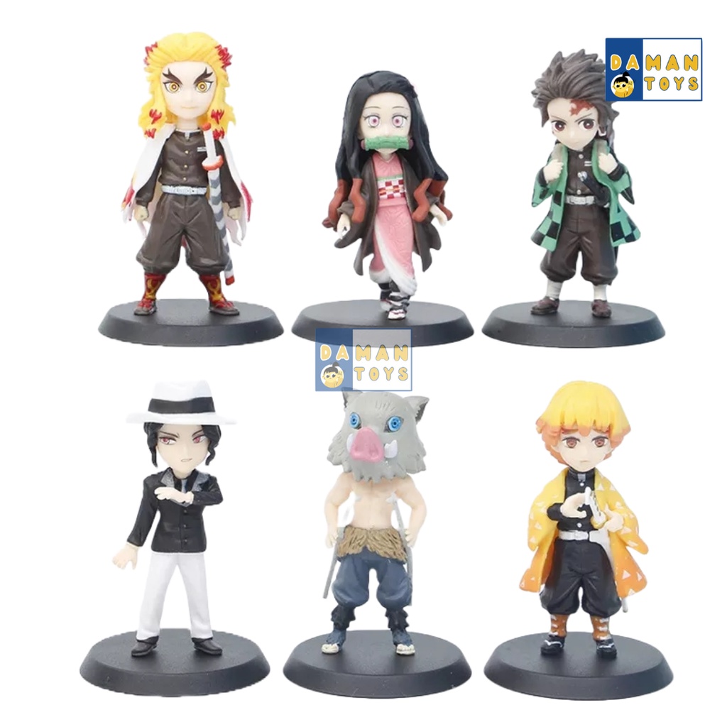 Demon Slayer Kimetsu No Yaiba Zenitsu/Nezuko/Giyuu /Tanjirou/Rengoku/inosuke Action Figure