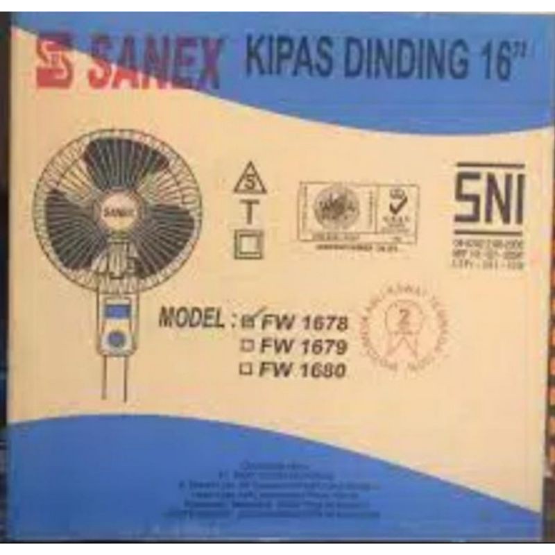 Kipas dinding SANEK 16 inc