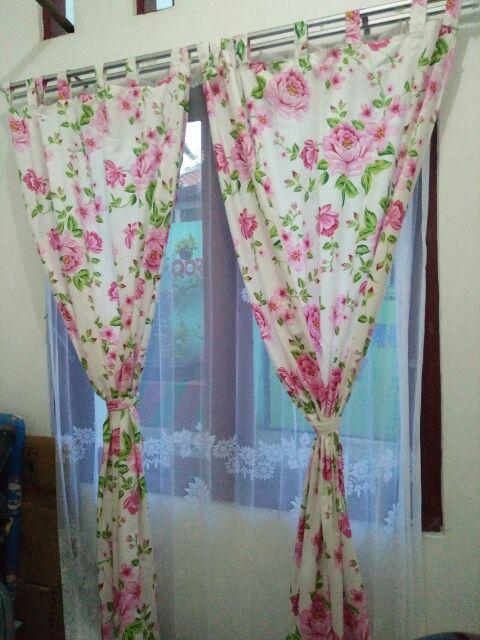 Gorden Pintu Motif Sunflower