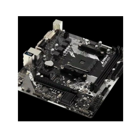 ASRock B450M-HDV (AM4, AMD Promontory B450, DDR4, USB3.1, SATA3)