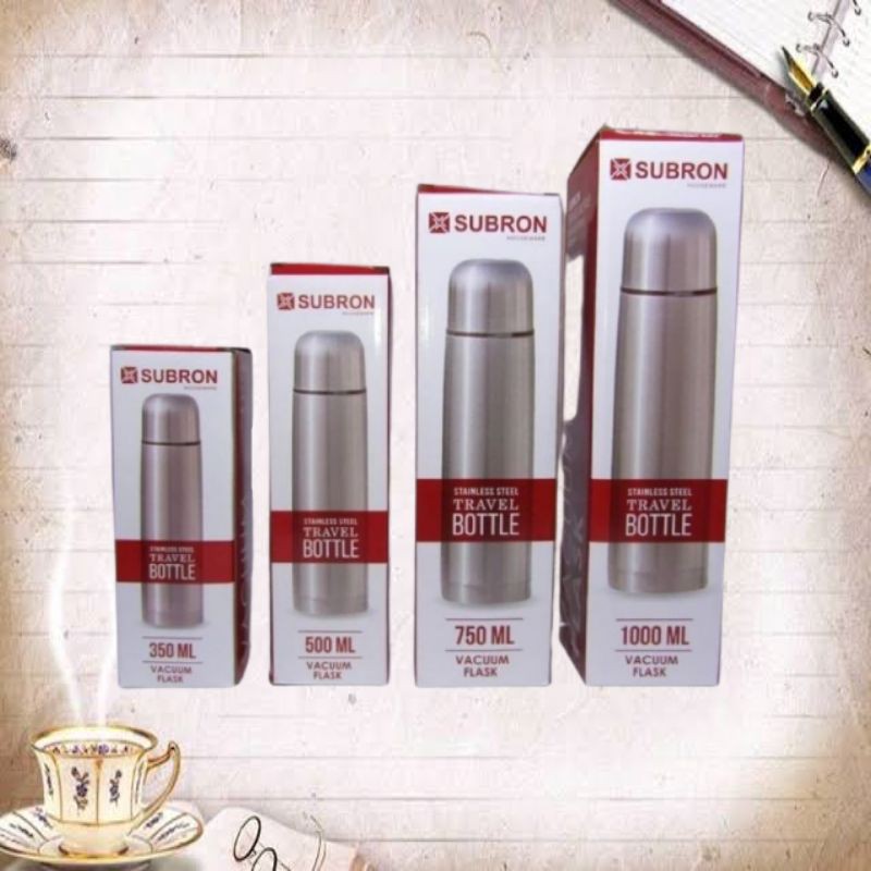 Termos air panas subron 1000 ml / vaccum flash 750 ml / termos portable 500ml