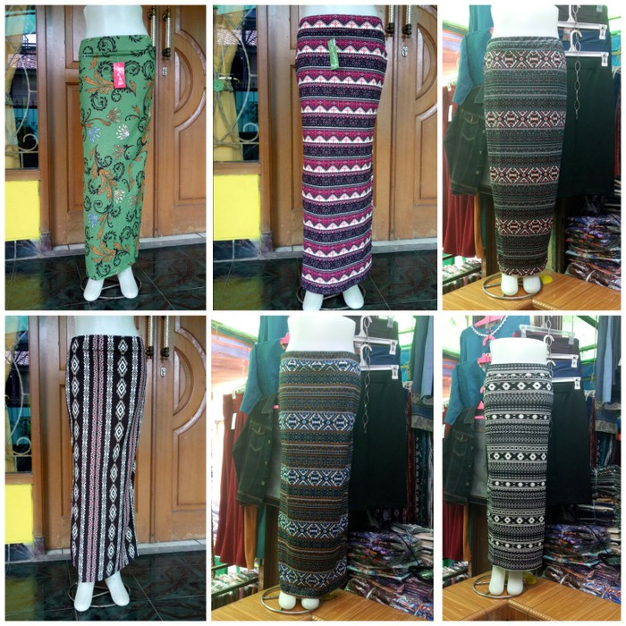 ROK SPAN PANJANG | ROK SPAN MOTIF | ROK PESTA | ROK KERJA