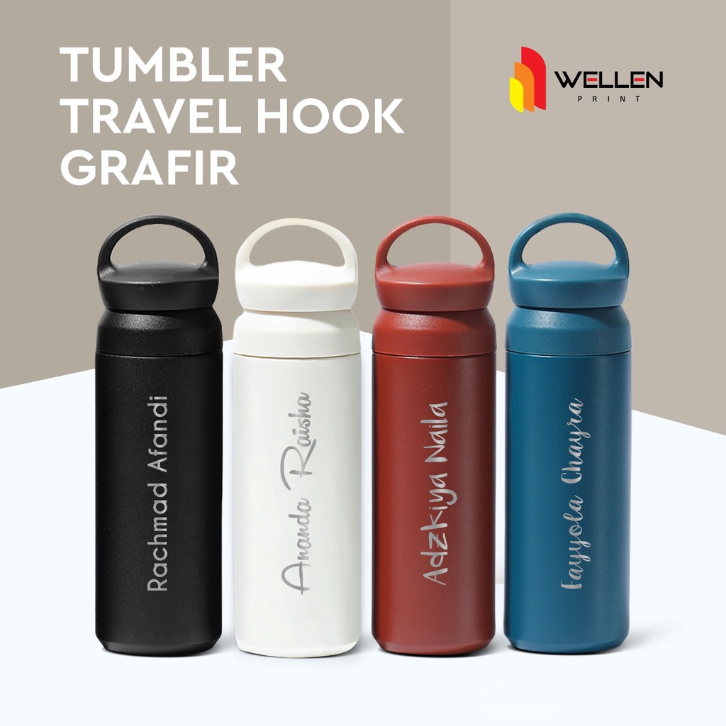 Jual WELLEN PRINT Cetak Tumbler Travel Hook Print Grafir Custom Nama