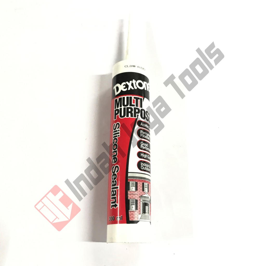 DEXTONE Silicone Sealant Botol Clear Bening Lem Kaca Aquarium Silikon