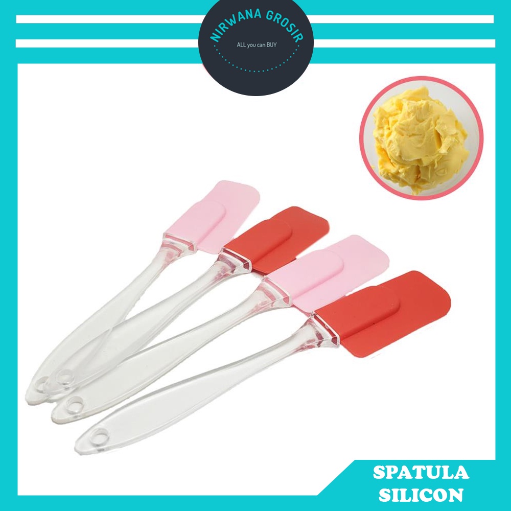 Spatula Silikon Solet Silikon Anti Lengket Tahan Panas