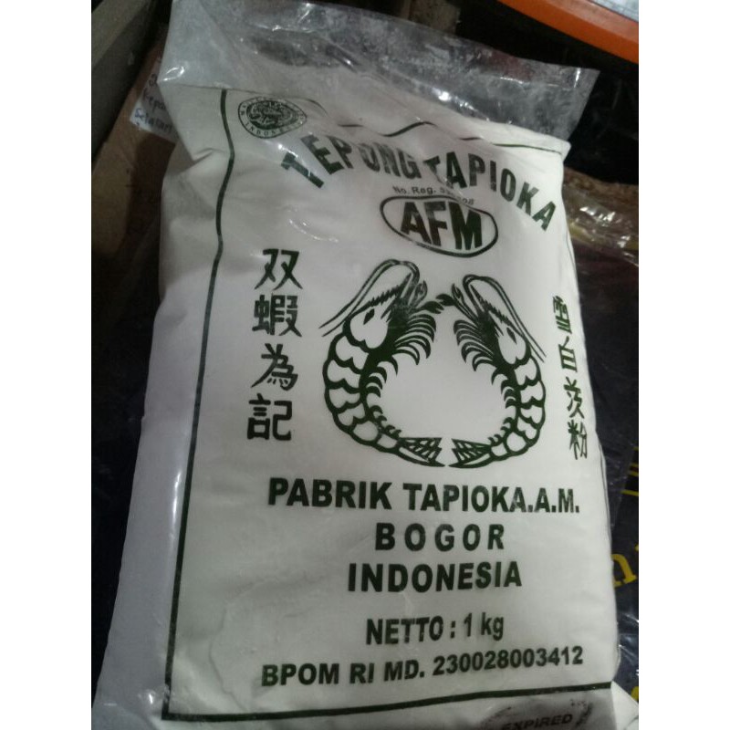 

Tepung Tapioka / Sagu / Tapioca Flour Cap Udang 1kg