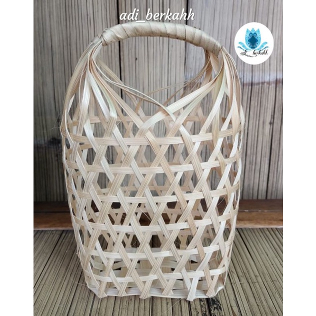 Anyaman bambu tas hampers