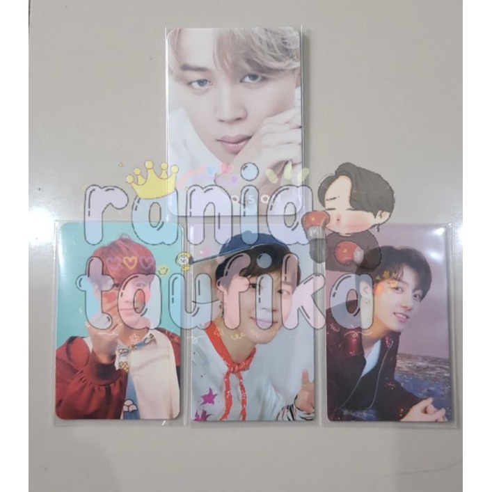 PHOTOCARD JUNGKOOK TEAR O , ANS F JIMIN TK MUSTER 5TH BACA NOTE