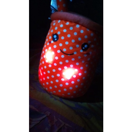 BONEKA BOBA LED JUMBO / BONEKA BOBA JUMBO MENYALA BERLABEL SNI - 45CM