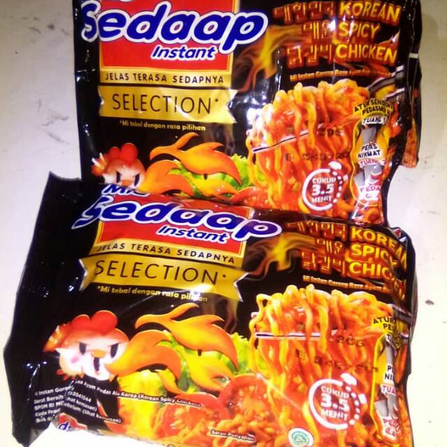 

Mi sedap kuah Korean Spicy