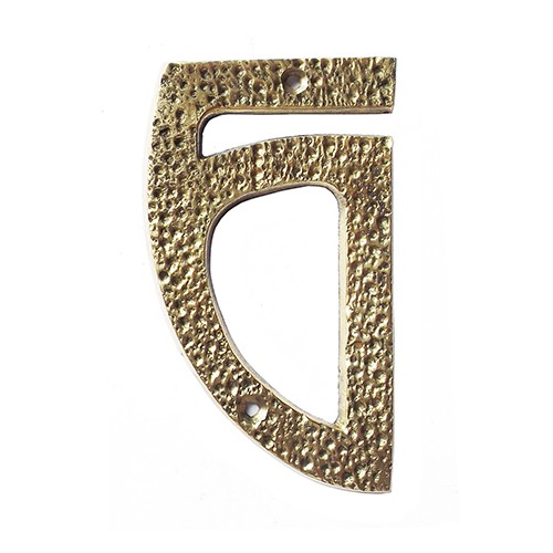 9.5cm Nomor Kost Penginapan Hotel Tekstur Ruang Rapat Kuningan - No 6