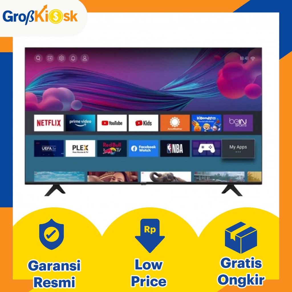 LED TV 55 INCH POLYTRON 4K UHD SOUNDBAR PLD 55BUA8859 / PLD-55BUA8859