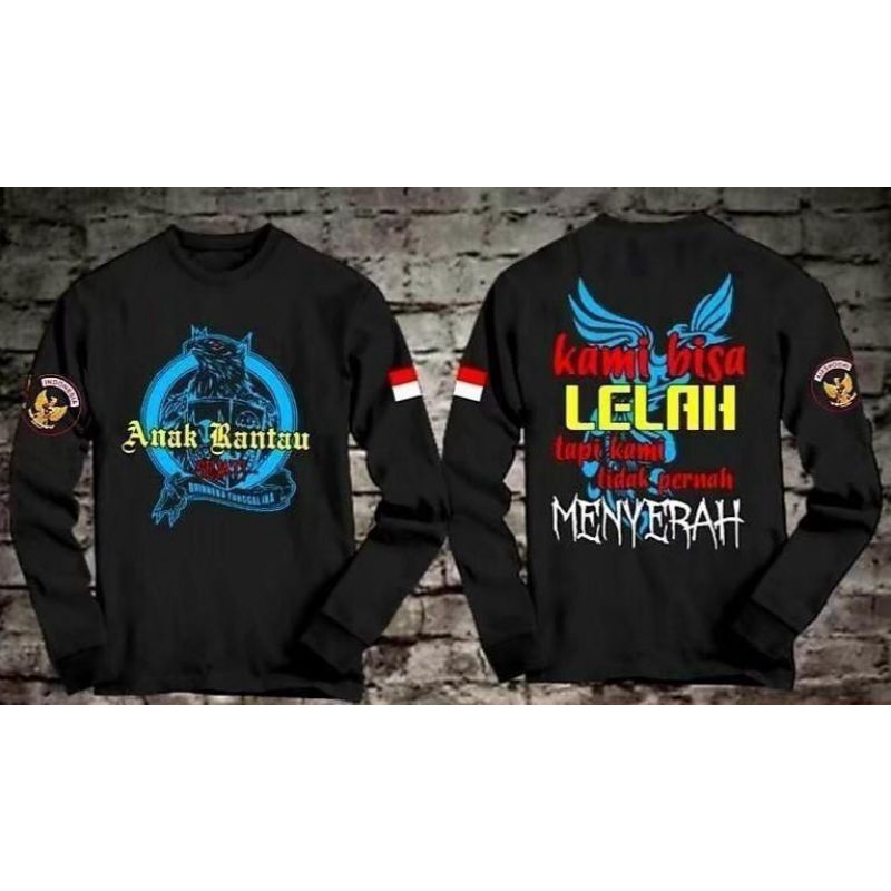 kaos panjang merah putih garuda indonesia