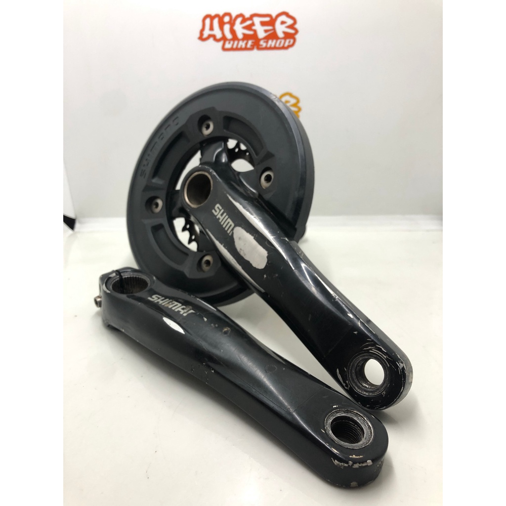 Crank Set Dual Double Shimano Chainring 36 22T MTB 10 Speed Panjang Arm 170 Bahan Alloy BCD 104 Tanp