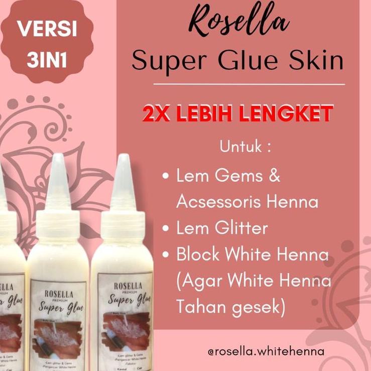 

Model baru - lem henna rosella 3IN1 formula baru