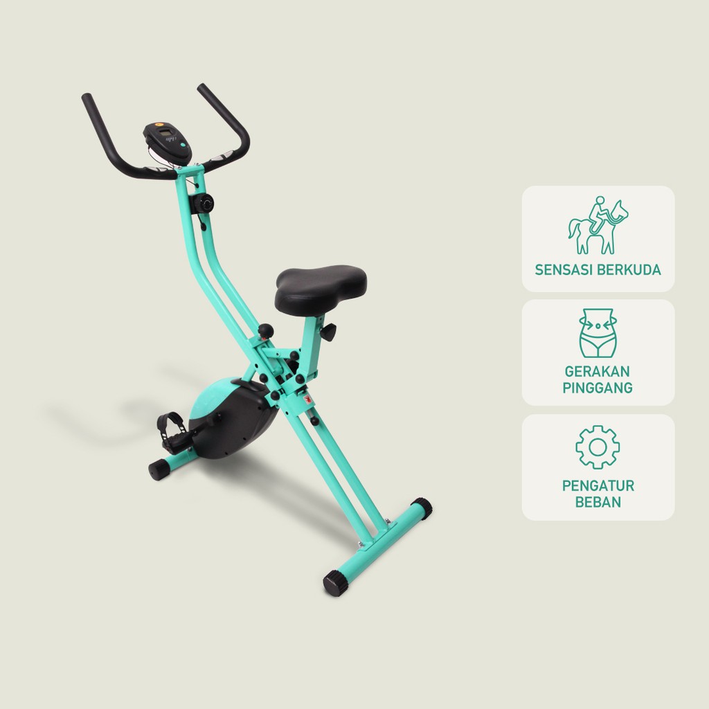 Jaco Power Horse Rider JC 983 Alat Fitness Sepeda Olahraga Sepeda Statis Sepeda Berkuda