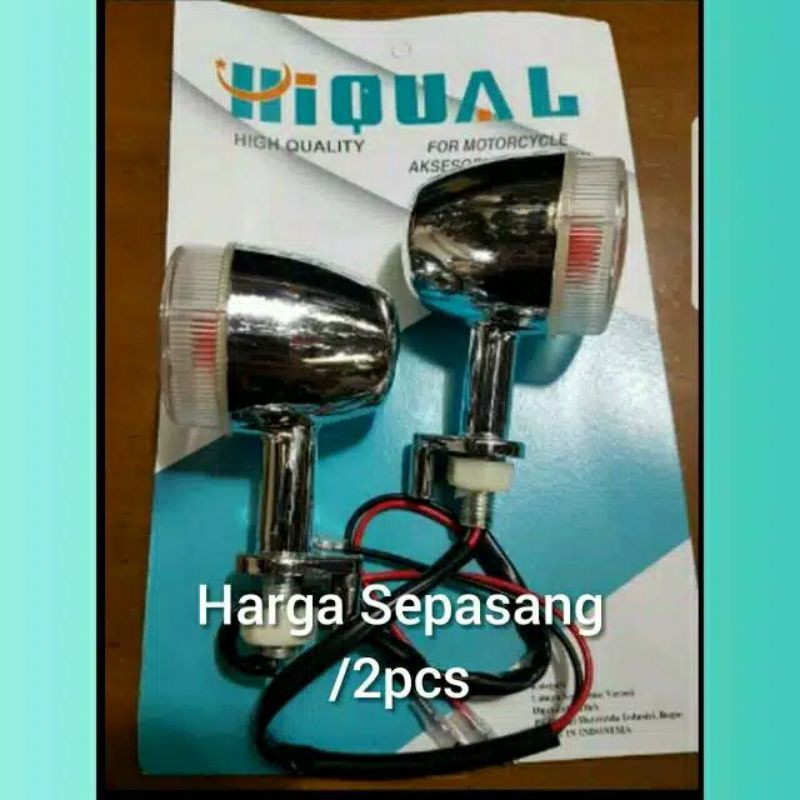 lampu sen scoopy depan karbu