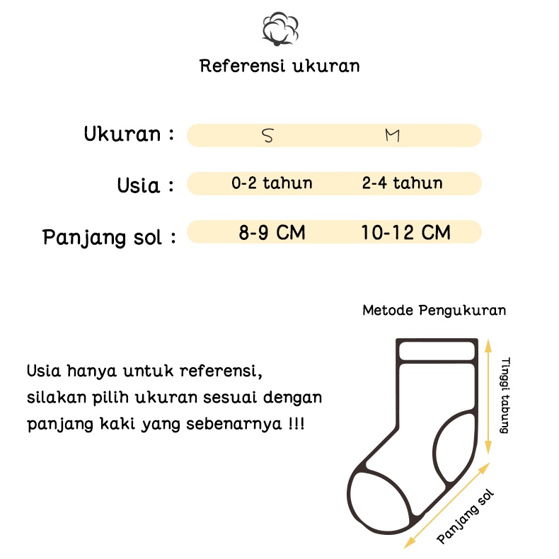 Kaos kaki bayi/Kaos kaki anak bayi motif/Kaus kaki tabung tengah/Kaos kaki anak L101/102