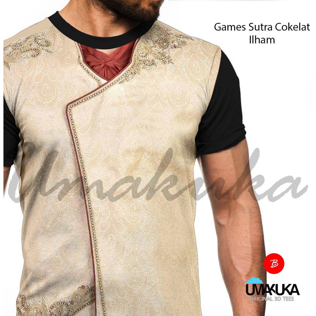 COD baju kaos tshirt 3d koko umakuka Fulprinting original keren murah unik islami terbaru