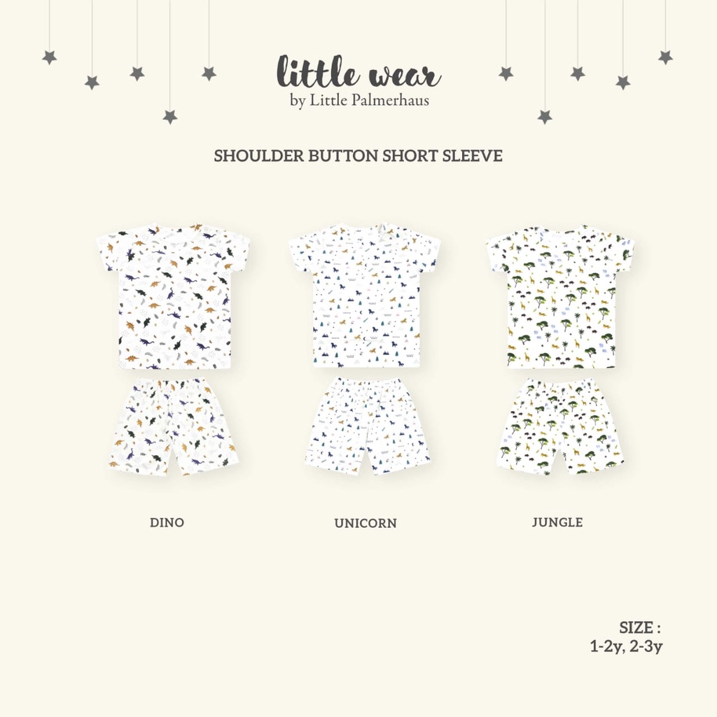 Little Palmerhaus Little Wear Short Sleeve Baju Bayi