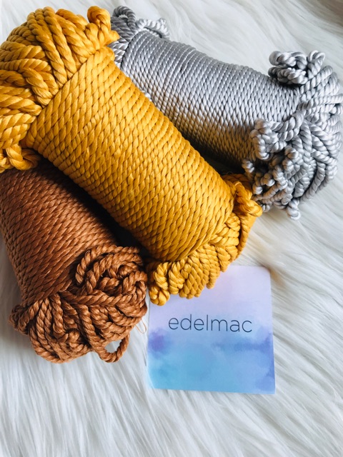 Benang | Tali Polyester edelmac Macrame Weaving handycraf