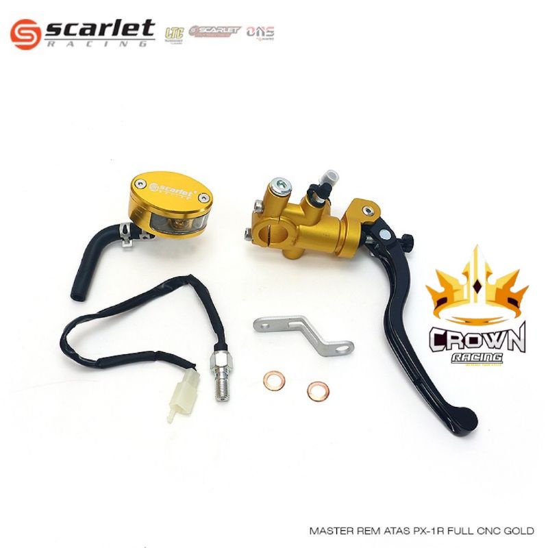 Master Rem Radial Scarlet + Tabung + Switch Rem Full CNC Universal