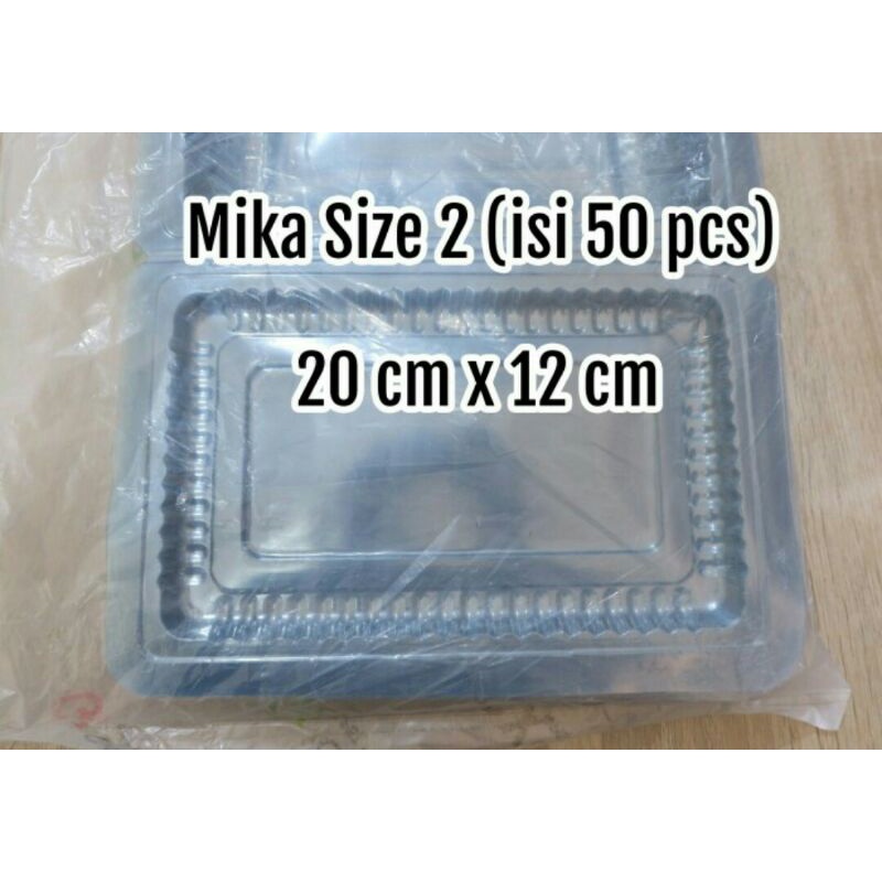 Mika Plastik/ Mika Nasi Kuning/ Mika Makanan/ Mika Kotak Kue