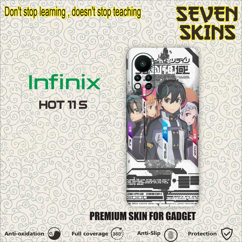 SKIN HANDPHONE  INFINIX HOT 11 S KARTUN