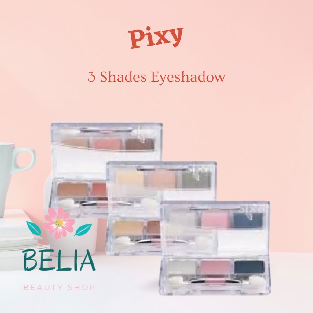 PIXY 3 Shades Eyeshadow / Eyeshadow Palette