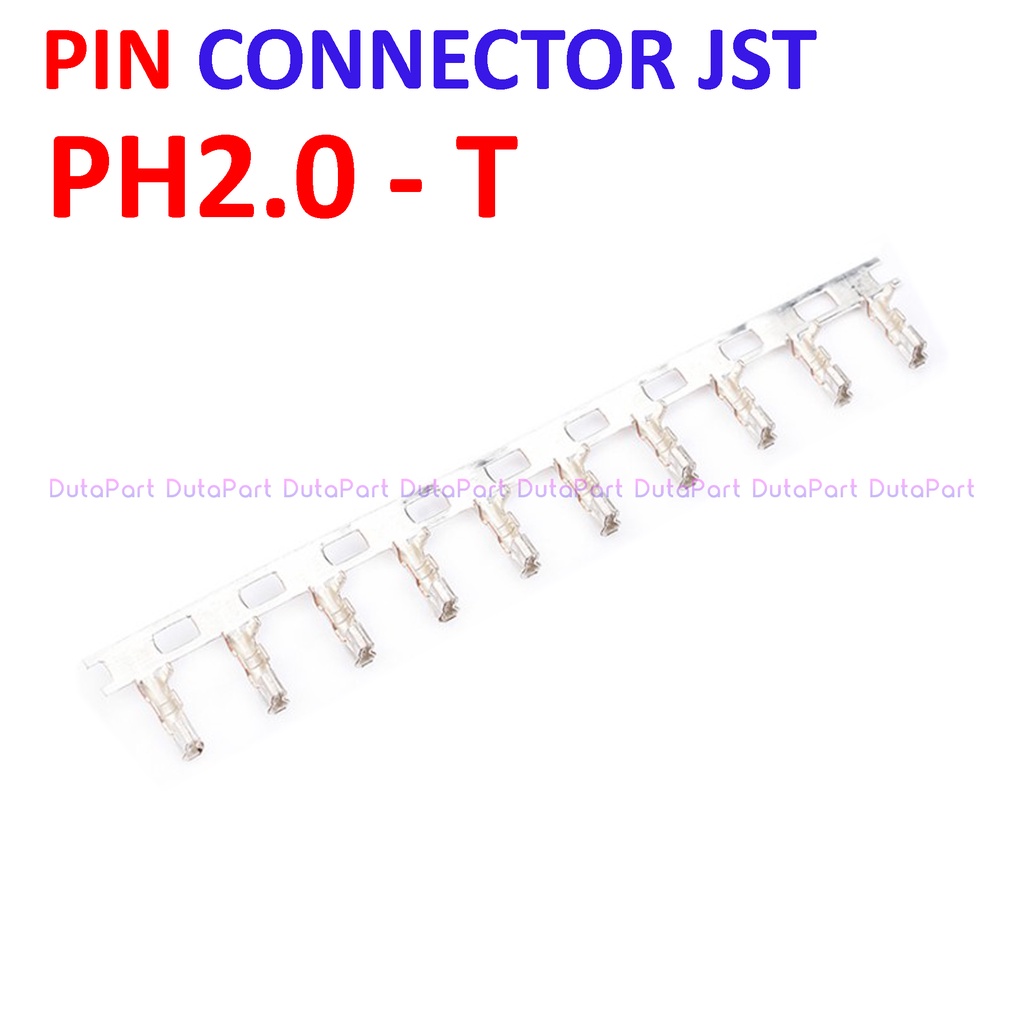 Pin Konektor JST PH2.0-T Connector Skun PH2.0 - T Model Kawat Renceng