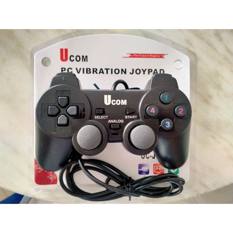 Gamepad / Joystick PC USB Single (Getar) - Black / Gamepad Ucom