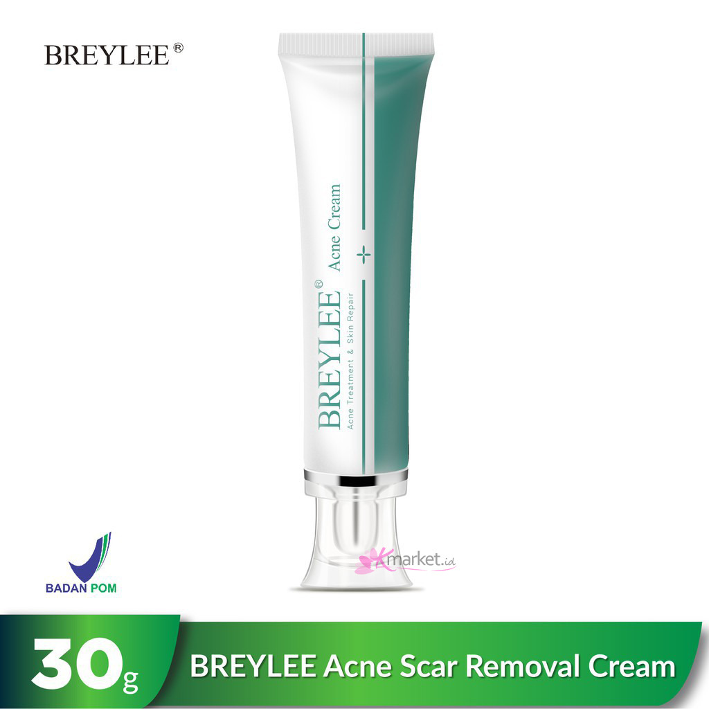 [BPOM] BREYLEE Acne Cream Krim Penghilang Noda Bekas Jerawat, Luka &amp; Stretch Mark 30gr