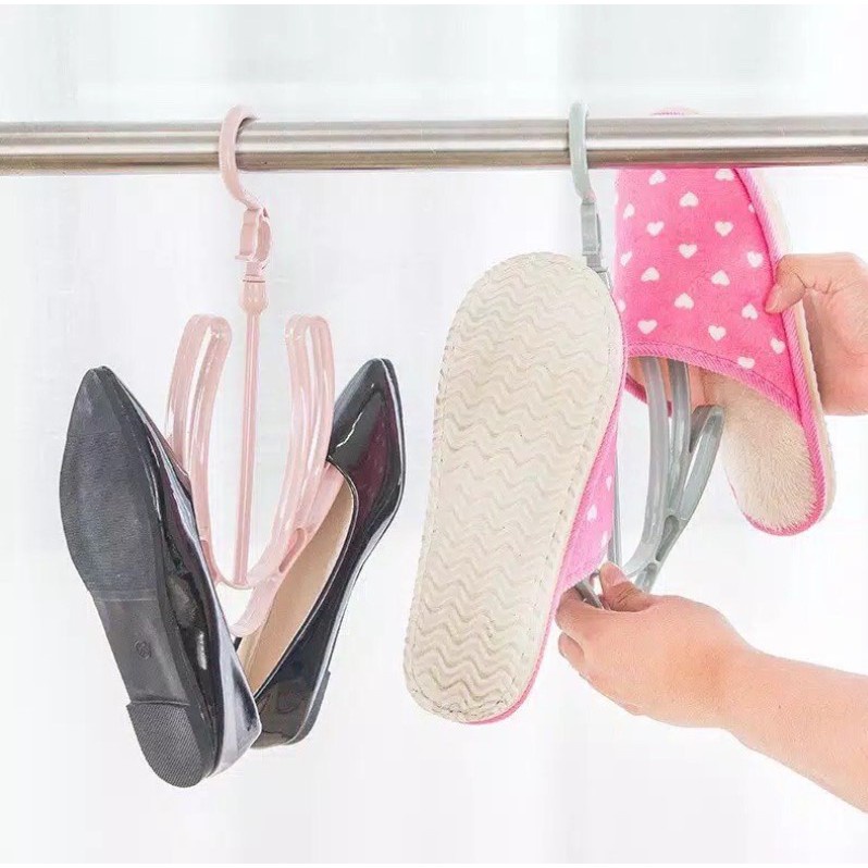 BAJ Hanger Gantungan Sepatu &amp; Sandal Dryer Shoe Gantungan Jemuran Sepatu Gantungan Sandal Serbaguna PVC PR007