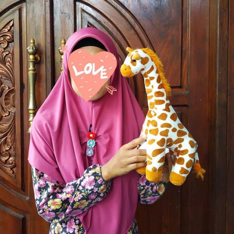 BONEKA JERAPAH 33 CM / BONEKA BINATANG JERAPAH TERMURAH TERLARIS