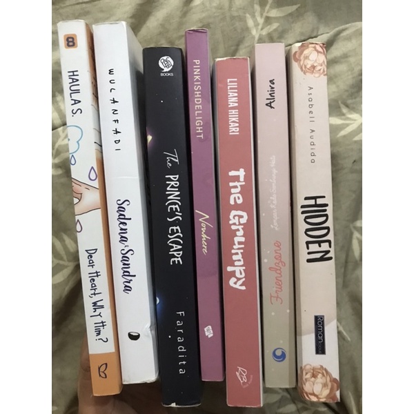 [BACA DESKTIPSI]buku novel murah preloved fiksi fanfic the prince’s escape friendzone hidden dear he