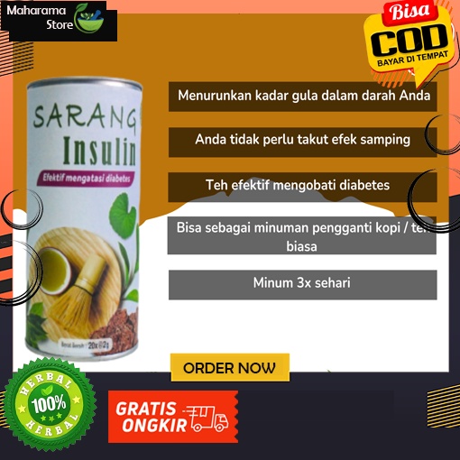 

Teh Sarang Insulin Diabetes Original asli premium teh celup