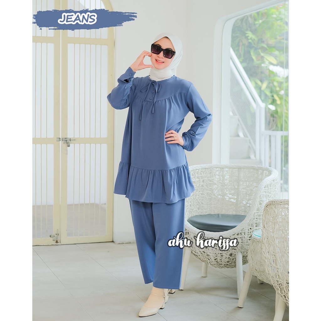 Syahila One Set Ori Aku Karissa - Baju Set Wanita Terbaru