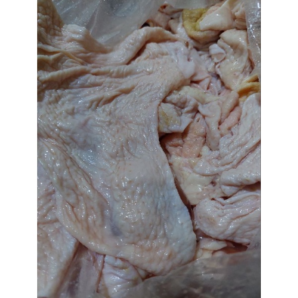 

kulit bodi / kulit dada / kulit paha / kulit minim lemak