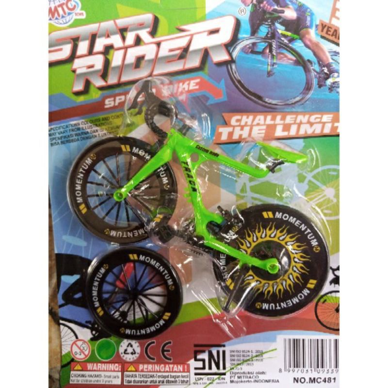 Mainan miniatur-mainan sepeda mini-sepeda gunung speed bike star rider
