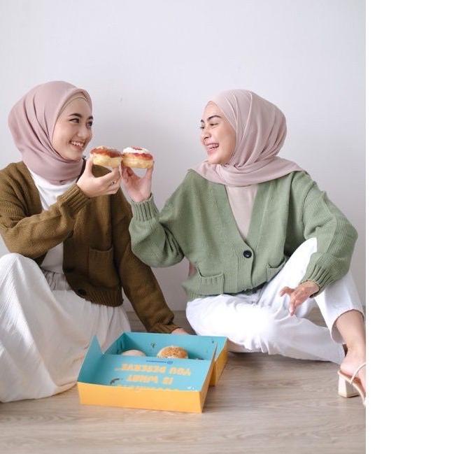 ☁ Zara Cardigan Rajut Tebal Wanita ❋