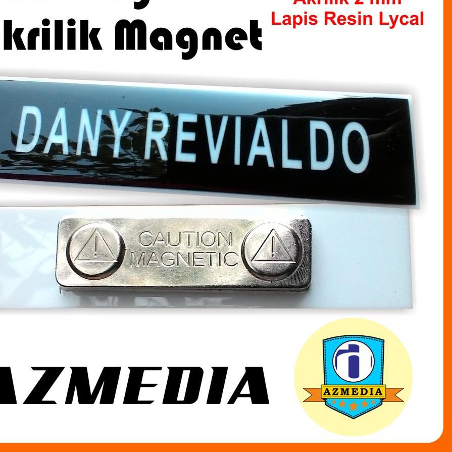 

#FC-H>>96 Name Tag Akrilik Magnet (\*$*/)