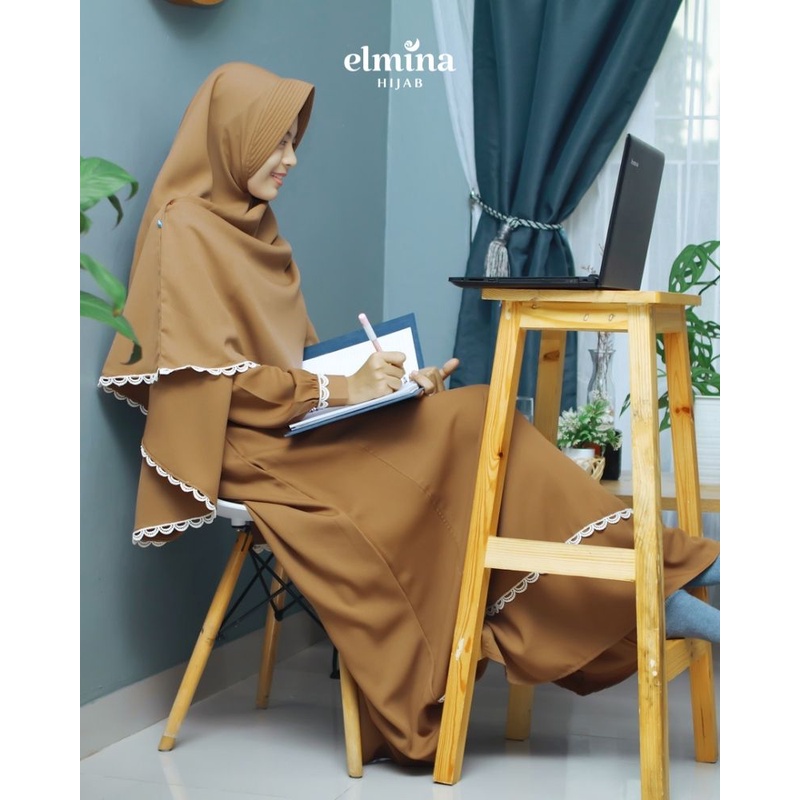 Gamis Syari Hafshah Dress by Elmina