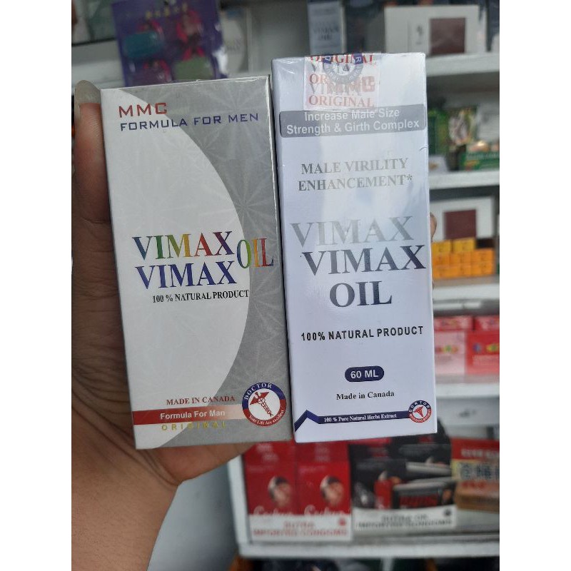 Promo VIMAX OIL MADE IN CANADA Original.. Pembesar Permanen,,Segel Atas Bawah TERMURAH